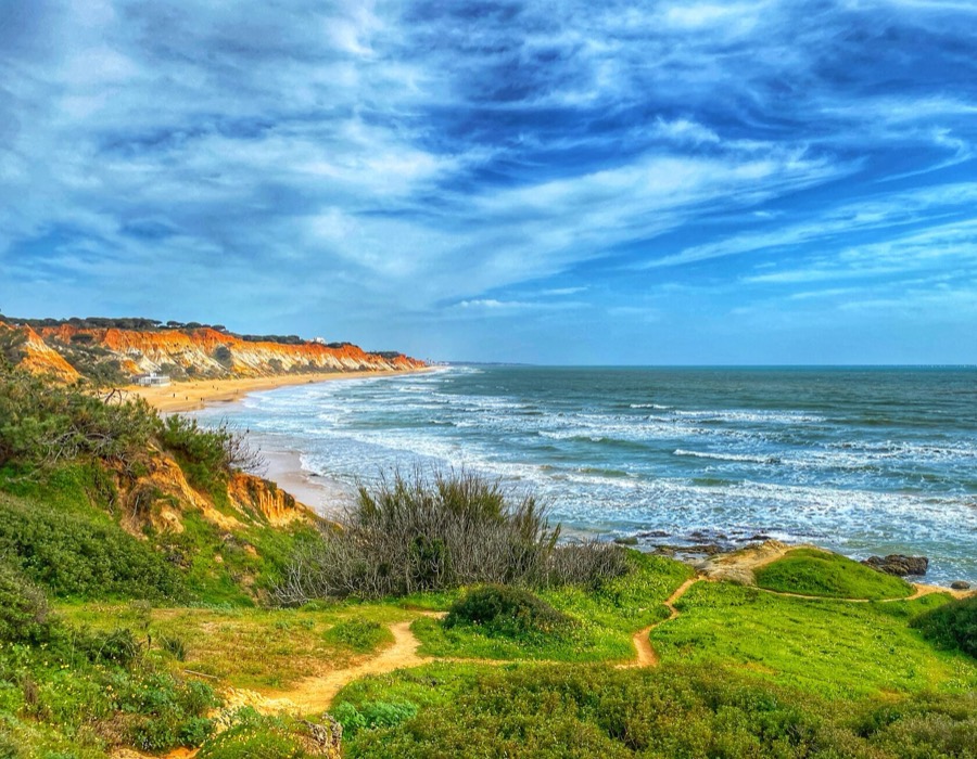 A beach walk in the Algarve, Portugal